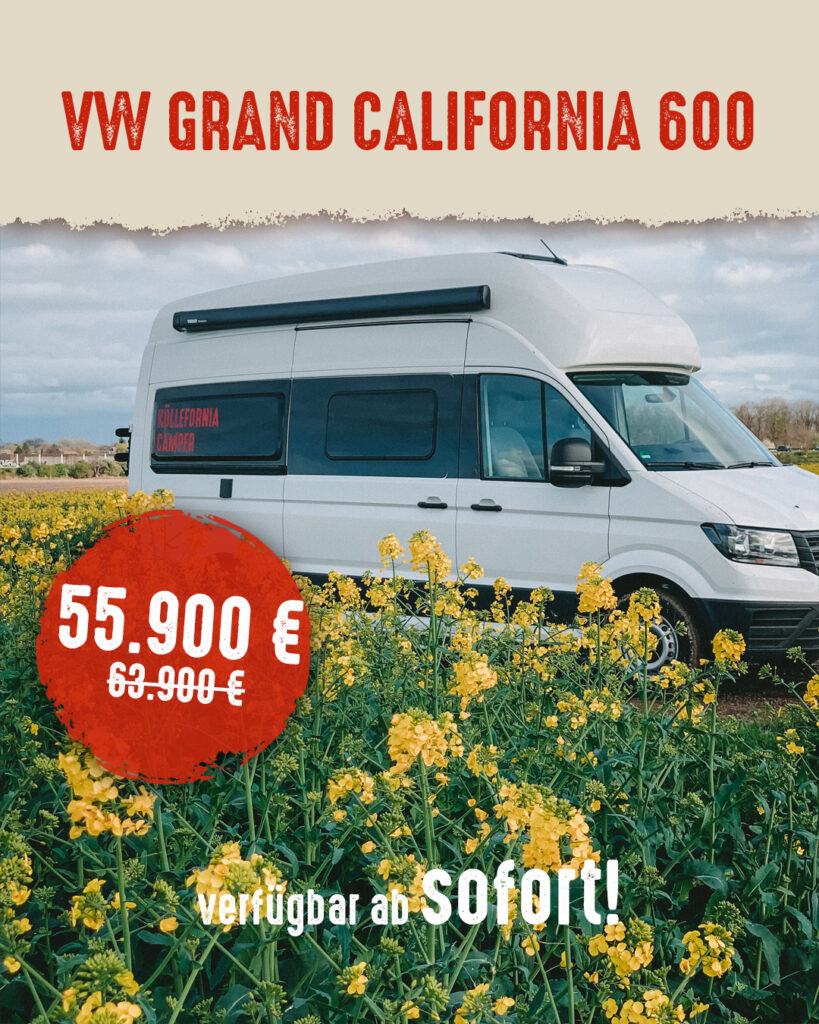 VW Grand California 600 kaufen – ab 55.900 € verfügbar ab sofort, idealer Camper für Vanlife, Reisen und Campingurlaub in Europa
